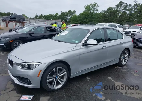 2017 BMW 330I из США, поврежденный, VIN WBA8B9G31HNU52441